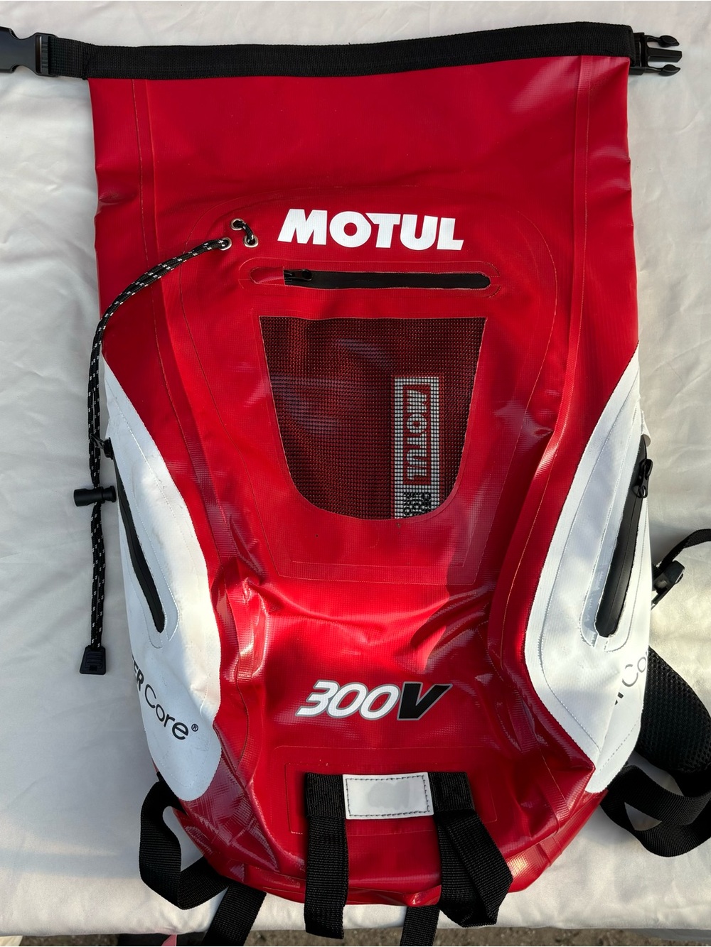 Motul 300V Red Men’s Waterproof Roll-Top Backpack